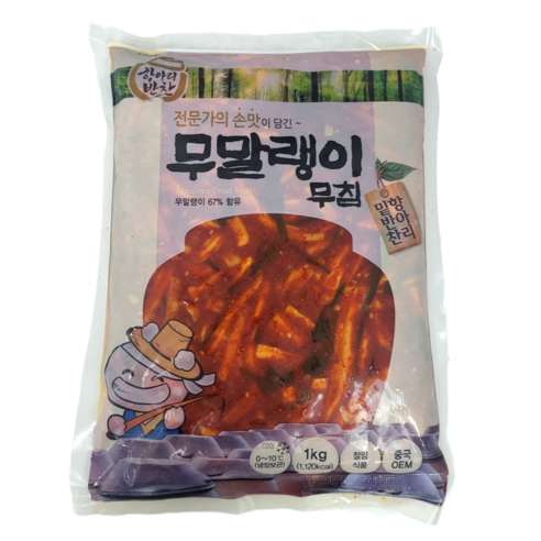 항아리반찬 무말랭이 무침, 1kg, 10개