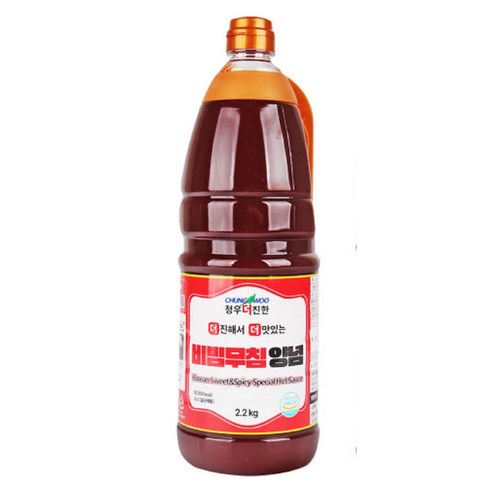 푸드올마켓_ 청우 더진한 비빔&무침양념 2.2kg