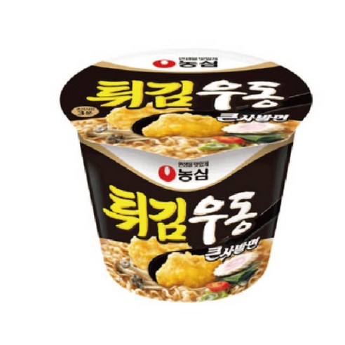 농심 튀김우동 큰사발면 111g