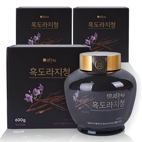 [관주원]관주원 흑도라지청 600g 대용량 도라지청, 600g, 3개