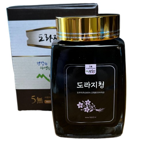 약초인 국산 3년근 약 도라지청 목에좋은차