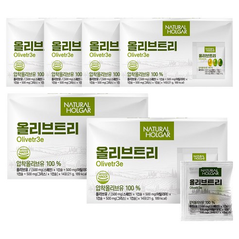 네츄럴올가 지중해 올리브오일 트리 캡슐 42캡슐