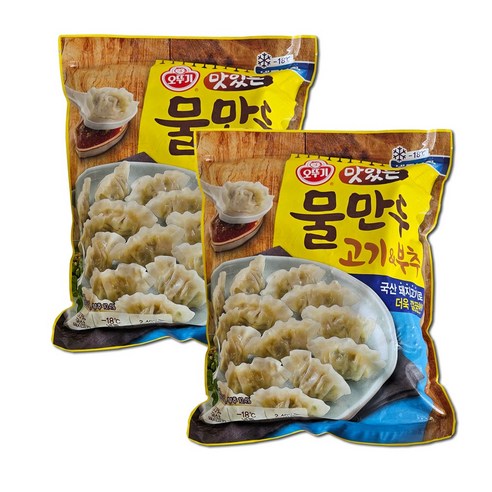 코스트코 오뚜기 맛있는 물만두 2.4kgx2개 무료배송/냉동 국산돼지고기 부추 떡만두국 명절 반찬 간식 야식