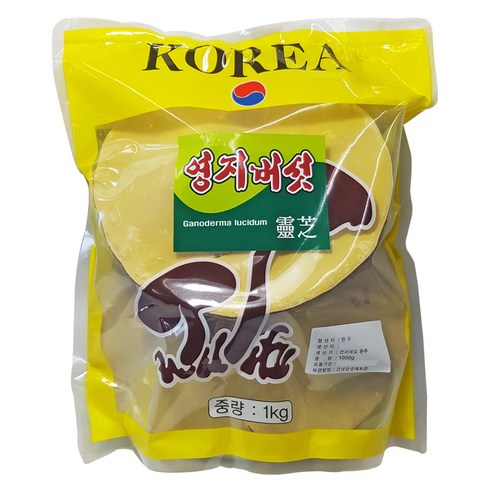동의한약나라 영지버섯 3~5개입 국산, 1kg, 1개, 국산 통영지 대(3~5개입)