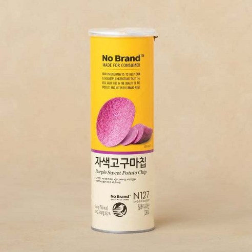 노브랜드 자색고구마칩