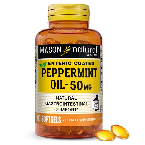 매이슨네츄럴스 엔테릭 코티드 페퍼민트 오일 50mg 소프트젤