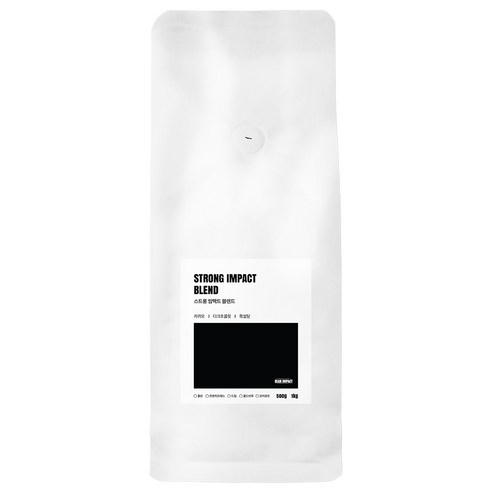 빈임팩트 스트롱 임팩트 블렌딩 원두 당일로스팅, 1kg, 1개, 모카포트