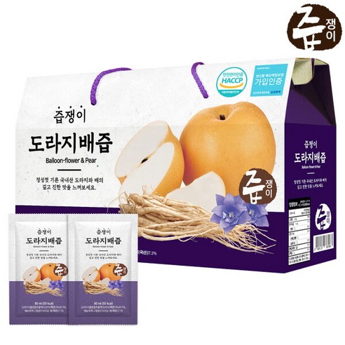 [즙쟁이] 도라지배즙 1박스 30포
