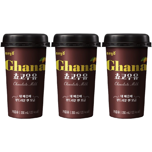 가나초코우유 오리지널 컵, 200ml 30개