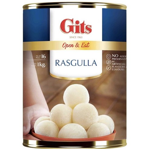 Gits 라스굴라 rasgulla 인도 디저트
