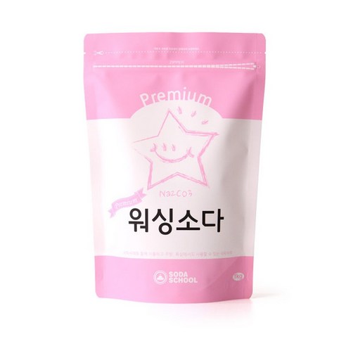 미국산 천연 알칼리세제 프리미엄 워싱소다 1kg / 탄산소다 빨래냄새 제거