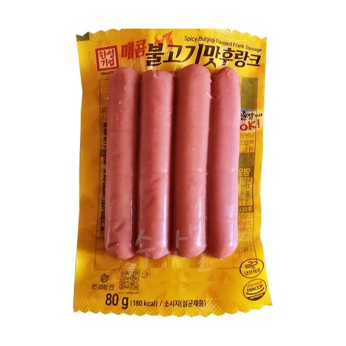 [비에스푸드몰]한성 매콤 불고기맛 후랑크