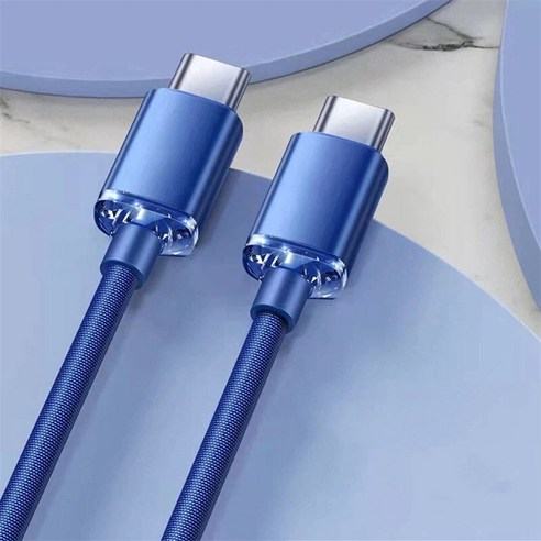 120W 6A 초고속충전 Type-C to Type-C 데이터 케이블 (PD 지원)