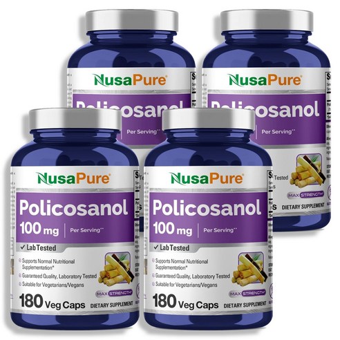 NusaPure 누사퓨어 폴리코사놀 100mg 180캡슐