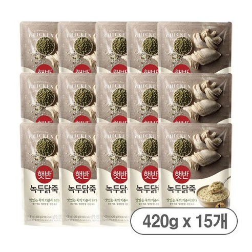 cj 햇반 듬뿍 녹두닭죽