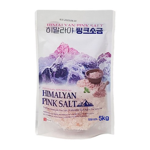 천년소금 히말라야 핑크솔트 5KG 굵은소금, 5kg, 1개