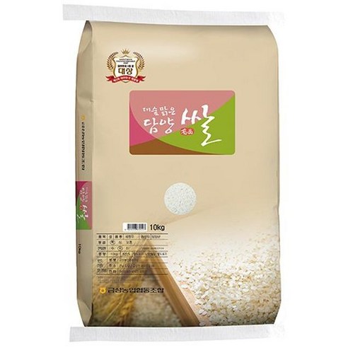 [담양농협] 2025년 햅쌀 특등급 담양쌀 10kg (GAP인증), 10kg, 1개, 특