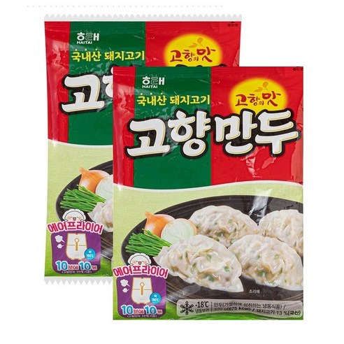 해태 고향만두, 320g, 2개