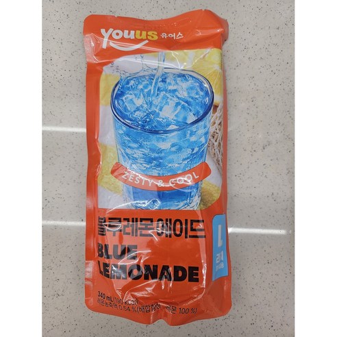 라지 블루레몬에이드, 340ml, 8개