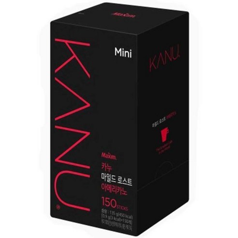 카누 미니 마일드 로스트 아메리카노 150개입