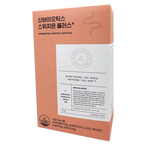 신바이오틱스 스위치온 플러스 4,000mg X 30포