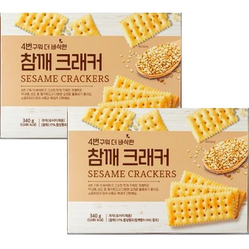 4번구워 더 바삭한 참깨 크래커