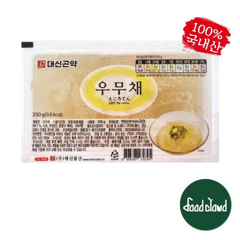 국내산 대신 우무채 우뭇가사리 우묵, 24개, 250g