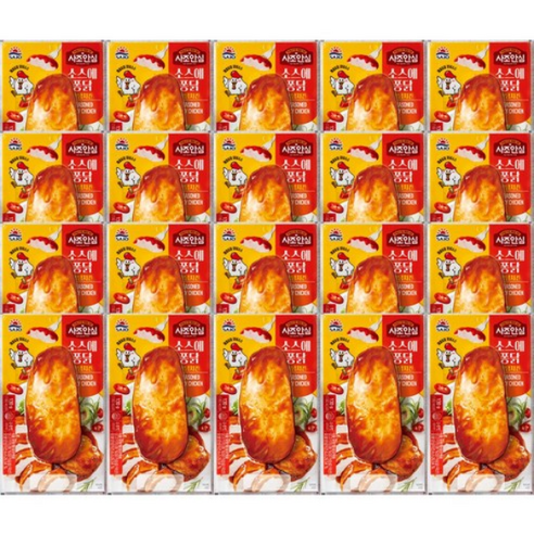 [사조대림] 소스에퐁닭 닭가슴살 130g 양념치킨 x 20개