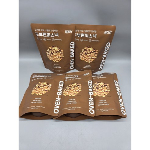 것플렉스 두부현미스낵, 70g, 5개