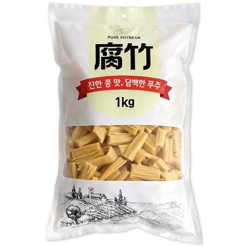 루이채 자른 푸주 1kg 대용량 건푸주, 12개, 1kg
