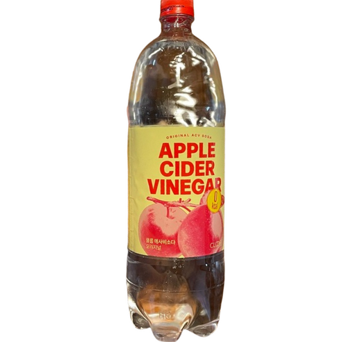 클룹 애사비소다 오리지널 애플 사이다 비니거, 1.5L, 3개