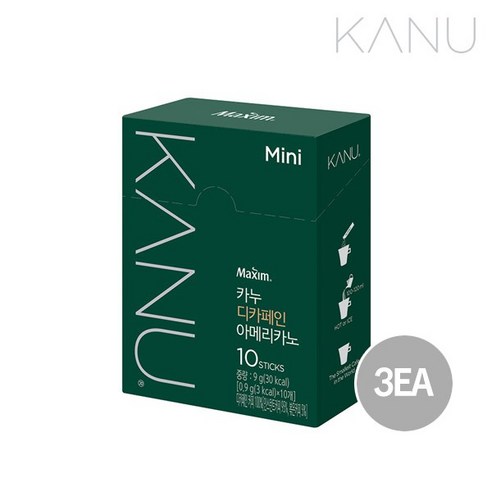 카누 미니 디카페인 아메리카노, 900mg, 10개입, 3개