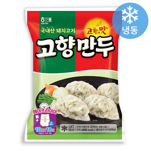 냉동 만두 빠른배송 고향만두 1.4kg 2봉 /냉동만두/대용량, 378g, 4개