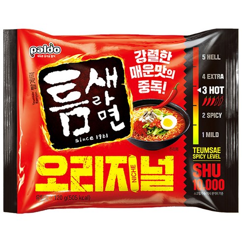 틈새라면 빨계떡 120g
