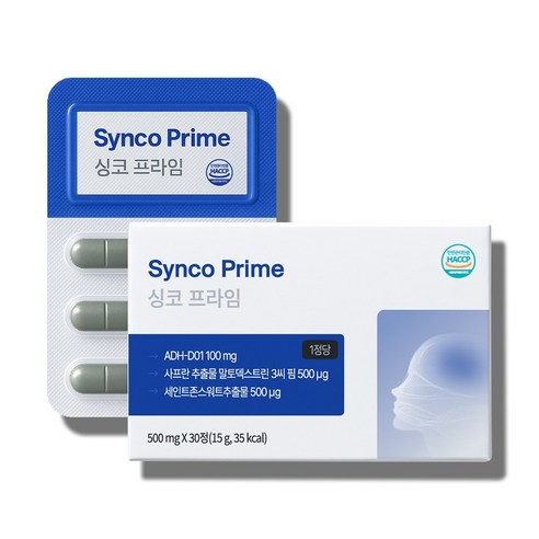 싱코 프라임 500mg, 1개, 30정