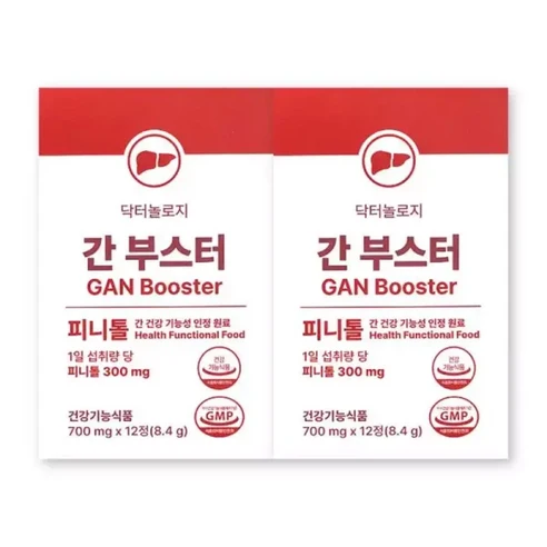 닥터놀로지 간부스터 피니톨 밀크씨슬 700mg X 12정 2박스 374786