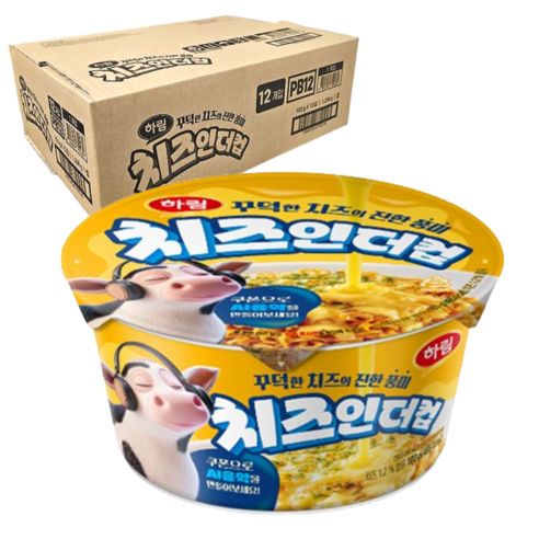 하림 치즈 인 더 컵 큰컵 103g
