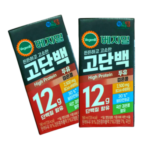 베지밀 고단백두유 검은콩 190ml x 24팩