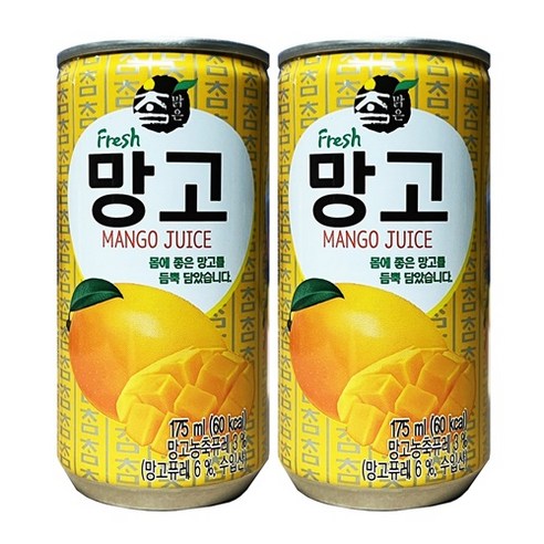 대일-참맑은망고175ml(30캔) x2