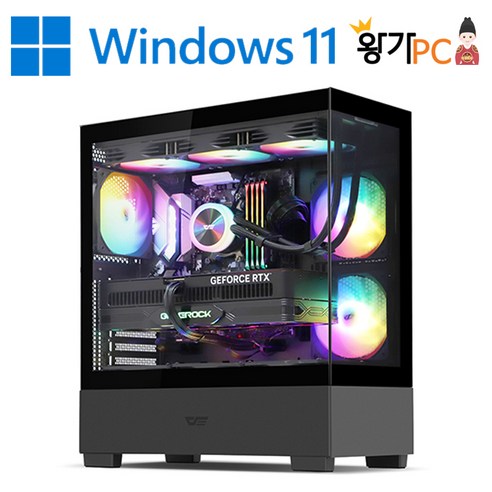 왕가PC 게이밍 데스크탑 윈도우 포함 울트라 250KF 270K/ RTX5060Ti 5070Ti 5080 하이엔드 전문가 조립컴퓨터 본체 AI 딥러닝 배그 검은사막 아이온2 롤, 왕가PC 로얄(ROYAL) 38번