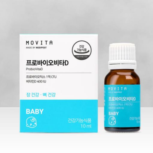 모비타 프로바이오비타D 400IU 10ml(약 53회 분), 1개, 10ml