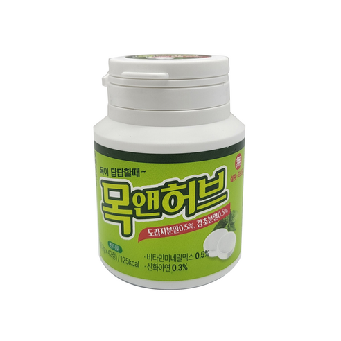 목앤허브 무설탕 목캔디 (10정/42정) 멘톨,박하,솔비톨,산야초,허브캔디,츄어블