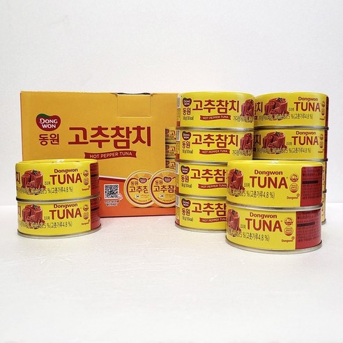 고추참치세트 | 동원, 100g, 12개
