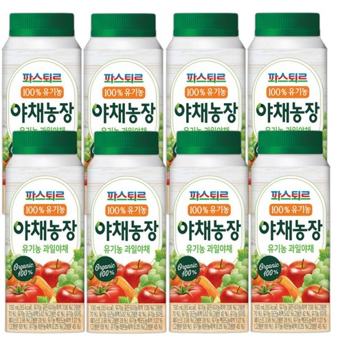 파스퇴르 파스퇴르 유기농 야채농장 과일야채190ml