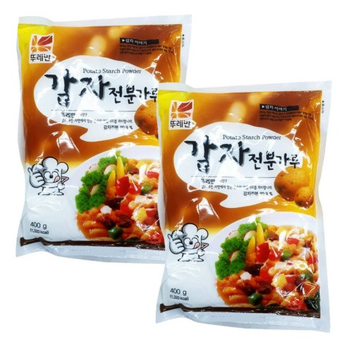뚜레반 감자 전분가루 400g X 2개, 400g, 2개