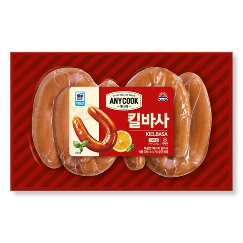 대림냉장 대림선 애니쿡킬바사 720g 5개