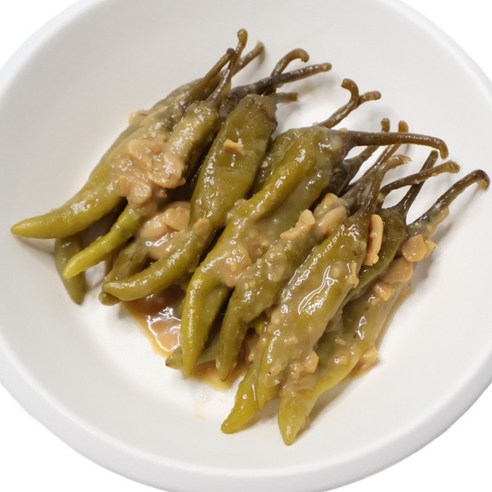 여우마을 수제반찬 촌스러운 된장고추무침 고추장아찌, 3개, 4kg