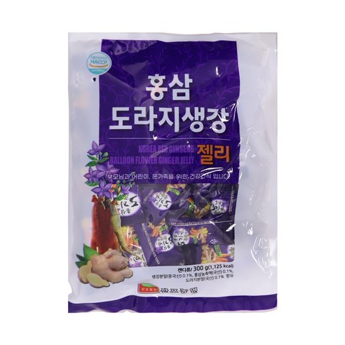 홍삼인 홍삼 도라지 생강 젤리