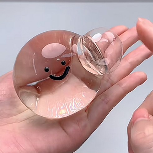 스마일 물방울 거품 버블 말랑이 슬랑이 타바 스퀴시 스트레스볼 쫀득