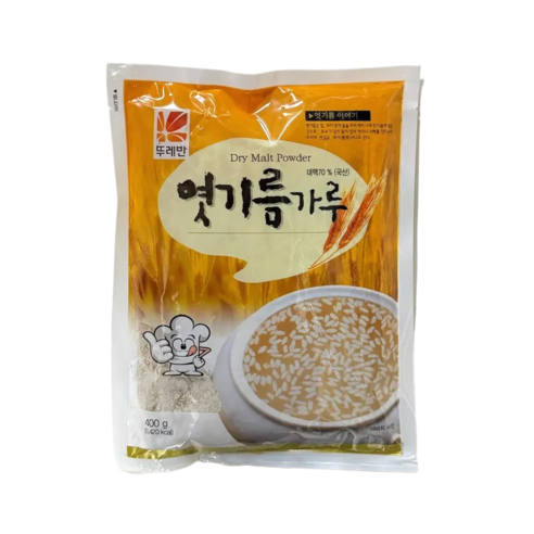 뚜레반 엿기름 가루, 400g, 3개
